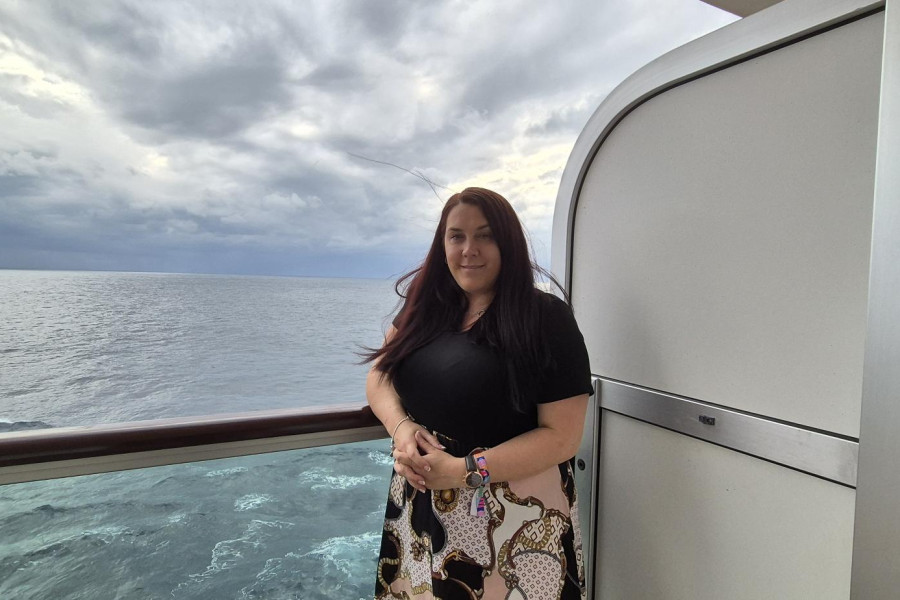 Julie Sailing with P&O